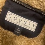 County Clothing cheyenne collection western jacket tan suede‎ fleece lined Large Photo 5