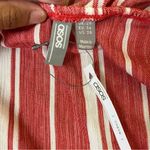 ASOS Plus Red Stripe Tie Waist Dress Size 24 Photo 5