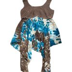 Vintage Y2k Carina Knit Fairycore Tank Top Blue Size M Photo 0