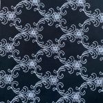 Vintage Y2K Cache Filigree and Floral Embroidered Black And White Mid Rise Pants Size 2 Photo 2