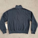 Mate the Label  Womens Organic Cotton Quarter Zip Sweatshirt XS Midnight NWT New Photo 5