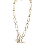 Open Edit NWT  Lion Mama Gold Necklace Nordstrom Photo 0