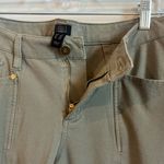 GILI Pants Women 10 Green Duel Stretch Front Slit Flare Boho Spring Western Photo 7