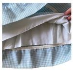 VINTAGE HANDMADE Gingham Maxi Dress Blue Size L Photo 5