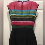 Alyx Limited Black Multicolor Sheath Dress Size 8 Career Business Work Photo 6