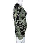 Katsumi Sweater Womens Medium Army Green‎ Camo Camouflage Fuzzy Knit Streetwear Green Photo 1
