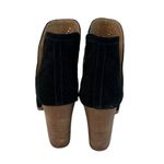 Lucky Brand * Larise Black Suede Leather Ankle Booties Womens US 10 Laser Cut Photo 5