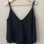 Tobi ON THE VERGE BLACK v neck TANK top Photo 3