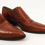 Vintage Western Pointed Mules in Brown | Size 6 Photo 7