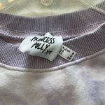 Princess Polly 5 for $25 Tie Dye Oversized Crew Neck Sweatshirt Purple Size 4 Photo 2