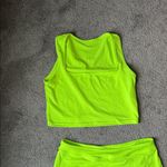 Elleven Neon Yellow Two Piece Skirt Set Outfit SIZE M Size M Photo 1