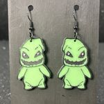 Oogie Boogie Green Halloween Earrings Photo 0