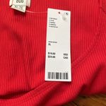 BDG Urban Outfitters Red Ribbed Women's Top Size Extra Large NWT Photo 3
