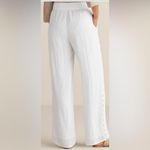 Soft Surroundings Soft‎ Surroundings Oceo Gauze Wide Leg Pants Size Medium EUC in Ivory Pearl Photo 1