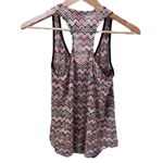 Trina Turk Rainbow Chevron Knit Tank Top Size P Black Pink Blue Purple Yellow Photo 1
