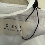 Dissh Catania Linen Strapless Dress White Size 10 NWT Photo 8