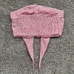 Urban Outfitters Strapless Linen Crop Top Photo 3