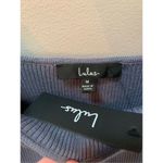 Lulus Best Guess Dusty Blue Ribbed Bodycon Sweater Dress NWT Photo 3