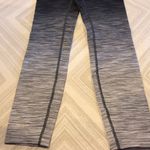 Lululemon Black & White Ombré Striped Leggings Size 6 Photo 3