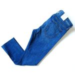 Current/Elliott NWT The Cropped Straight in Sawyer w/ Raw Hem Stretch Jeans 27 Photo 7