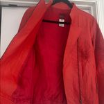 KENZO 100% Lamb leather jacket Orange Size 40 Photo 4