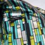 Vera Bradley Women’s Turquoise & Lime Green Flower Decoration Vibe Hand Purse Photo 2