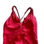 ANDIE Swim Bali One Piece
Cherry Red Deep Plunge Padded Swimming Suit MT # 1440 Photo 3