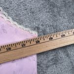 Amanda Smith Cami Tank TopM Pink Satin Floral Jacquard Lace Fairy Y2K Vintage Photo 8