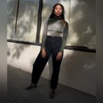 ROLLA’S Genie Black Barrel Leg Jeans Balloon Shadow Black Washed 32 14 Photo 12