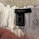 White Off the Shoulder Crop Top Size M Photo 1