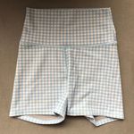 Alo Yoga 4" Vapor High-Waist Gingham Short Blue Skies XXS Photo 8