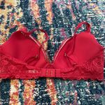 Victoria's Secret Victoria’s Secret Cherry red lace bra Photo 2