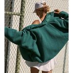 Free People Movement Hit The Slopes Fleece Teddy Jacket Bright Forest Medium Photo 1