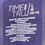 TIME AND TRU sleeveless crewneck tank midi dress sapphire dark blue size 12 Photo 5