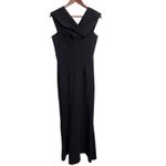 Chiara Boni La Petite Robe Benje Gown Stretch Jersey Black Womans 12 NWT Photo 4