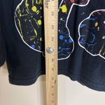 Disney Mickey Mouse Shirt Womens Large Black Long Sleeve  Parks Graphic Colorful Photo 5