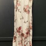 Johnny Was  GEORGIA  bloooms wave FLOUNCE maxi DRESS white floral boho M Photo 2