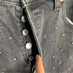 Levi's Levi’s 501 premium studded black cropped‎ jeans size 31 straight leg grunge rock Photo 4