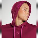 Gymshark New Without Tags  Graphics Fraction Hoodie - Currant Pink Small Photo 2
