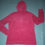 Everlast  SPORT hot pink velour zip up hoodie bling trim at pockets size L Photo 1