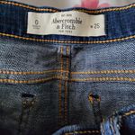 Abercrombie & Fitch Women's  Rhinestone Embellished Destroyed Jean Shorts Size 0 Photo 1