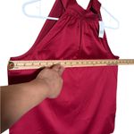 Gap  Vibrant Sled Red Halter Blouse,Size S,Satin,100% polyester,Made in Vietnam Photo 8