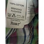 ROAR Embellished Bling Rodeo Cowgirl Western Stretch Shirt Green Purple XL Photo 4