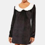 NEW Sister Jane Aquarius Scoop Neck Mini Dress Size Small Color Black White Photo 0