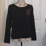 "A" Long sleeved Crew Neck Black Size L Photo 2
