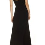 WAYF NWOT The Mina Ruffle Strap Gown In Black Photo 2