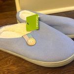 Ladies Plush Slippers with hard sole Blue Size undefined Photo 0