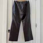 Willi Smith Collection Lambskin Leather Brown Pants Soft Womens Photo 1