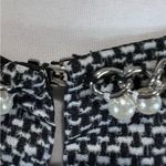Karl Lagerfeld black and white pearl neckline shift dress size 4 Photo 4