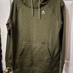 Burton  Olive Green Fleece Hoodie Photo 0